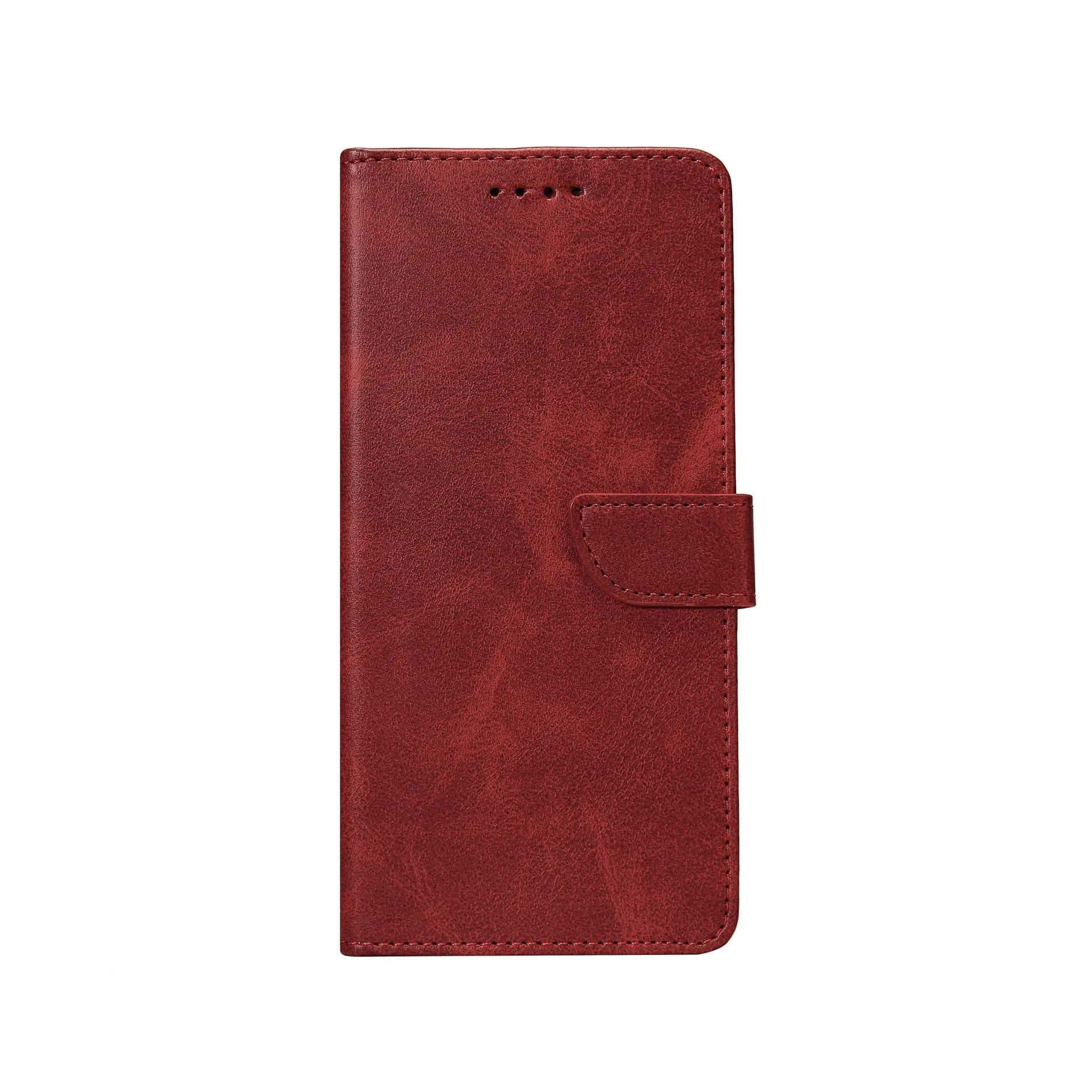 Rixus Bookcase For Samsung Galaxy S20 FE Dark Red