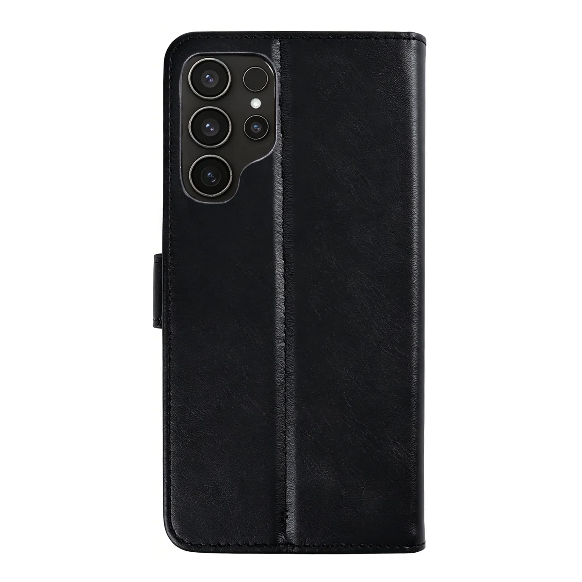 Rixus Bookcase For Samsung Galaxy S24 Ultra 5G Black