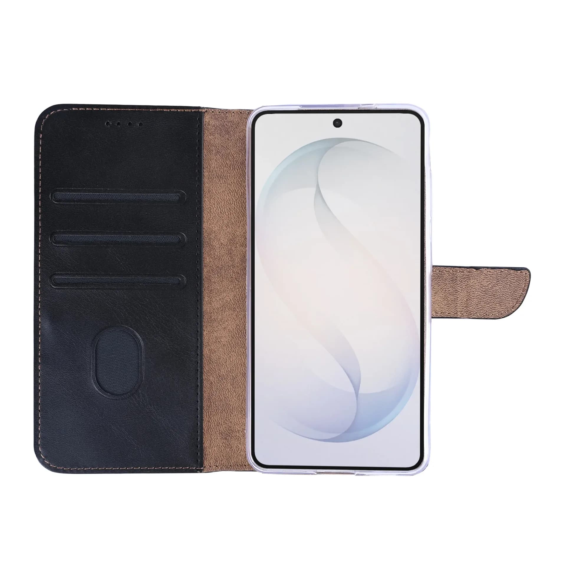 Rixus Bookcase For Samsung Galaxy S26 Plus Black