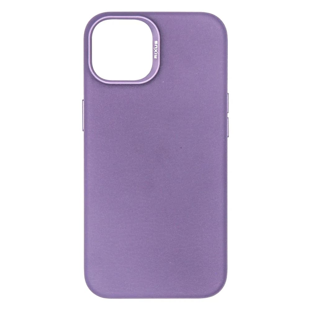 Rixus Classic 02 Case With MagSafe Compatible For Apple iPhone 14 Purple