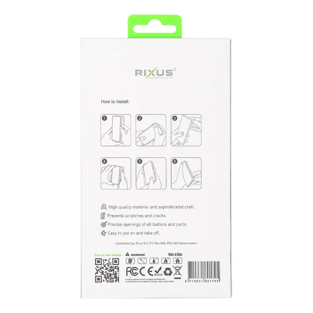 Rixus Classic 02 Case With MagSafe Compatible For Apple iPhone 14 Purple