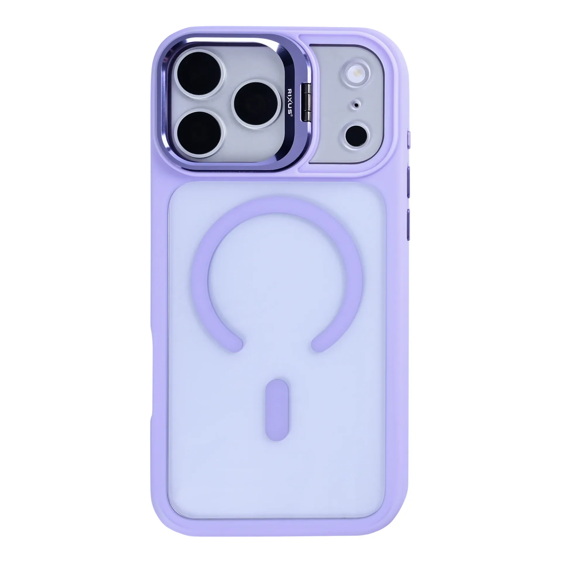 Rixus Classic 03 Case With MagSafe Compatible For Apple iPhone 17 Pro, 18 Pro Light Purple