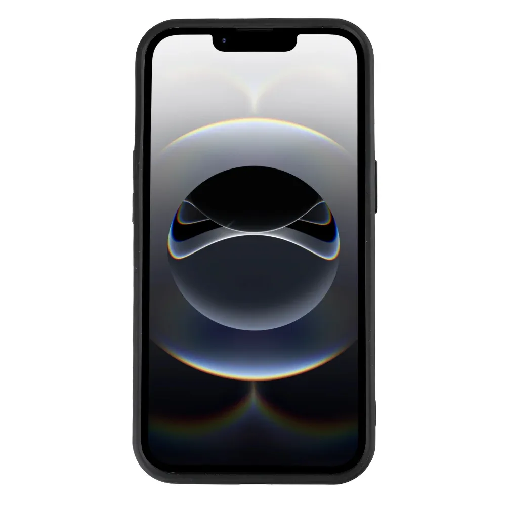Rixus Classic 04 Case With MagSafe Compatible For Apple iPhone 16e Black