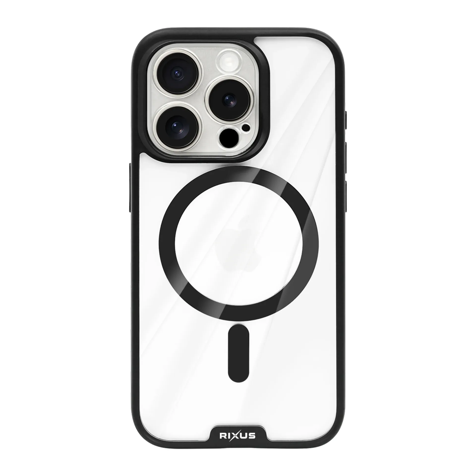 Rixus Crystal Amber Case For Apple iPhone 14 Pro Max Black