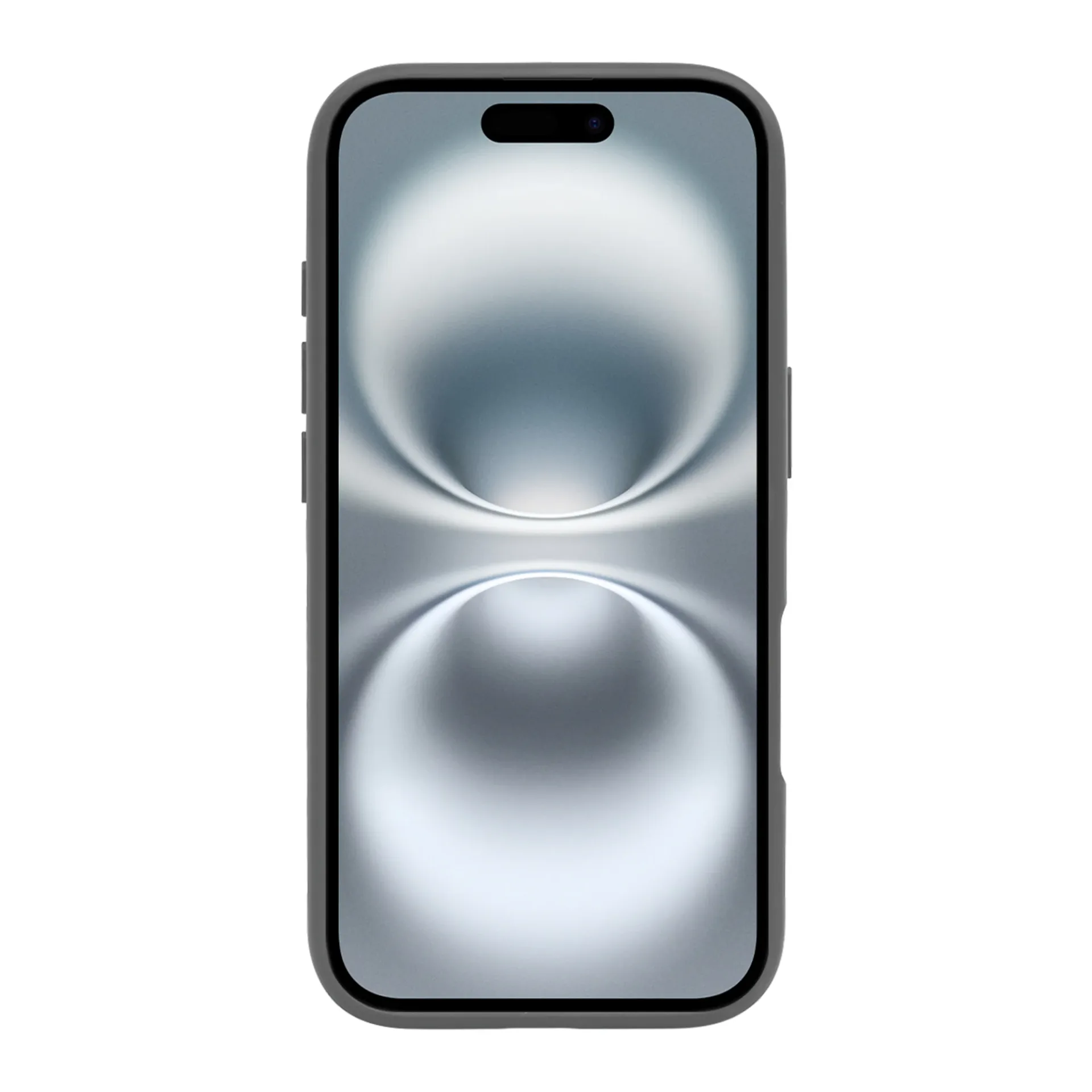 Rixus Crystal Amber Case For Apple iPhone 16 Grey
