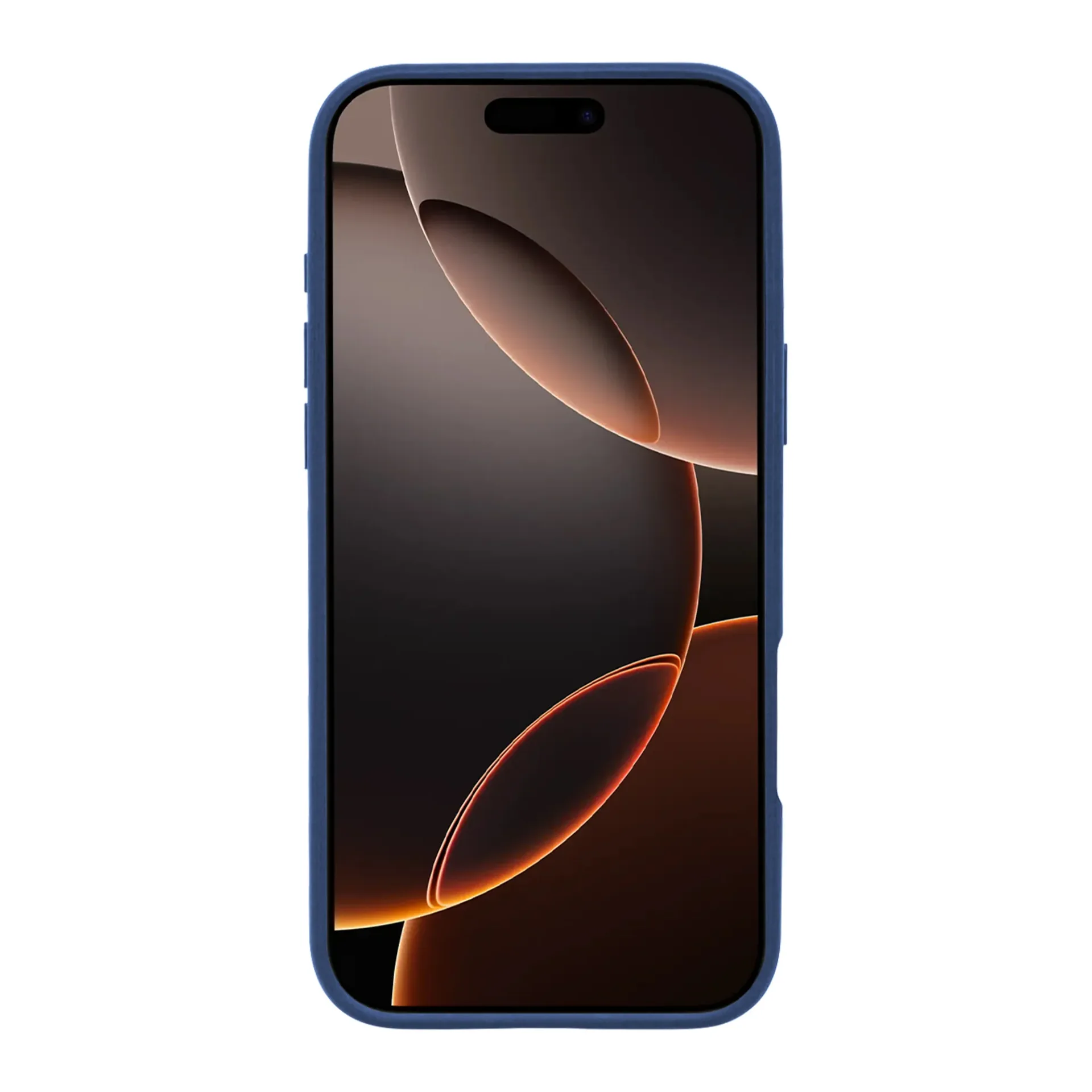 Rixus Crystal Amber Case For Apple iPhone 16 Pro Max Blue