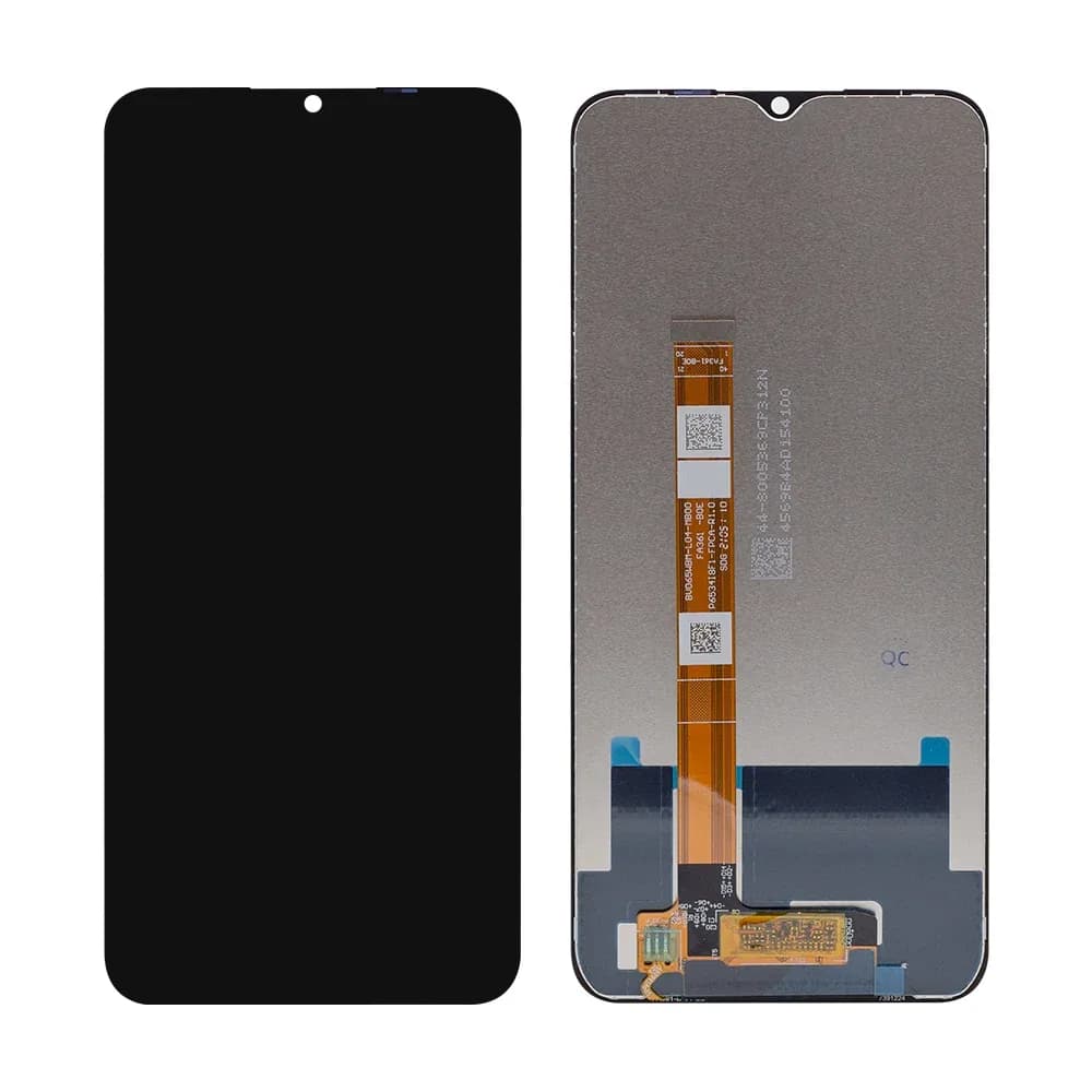 Oppo A15, A15S Display And Digitizer Without Frame Black OEM