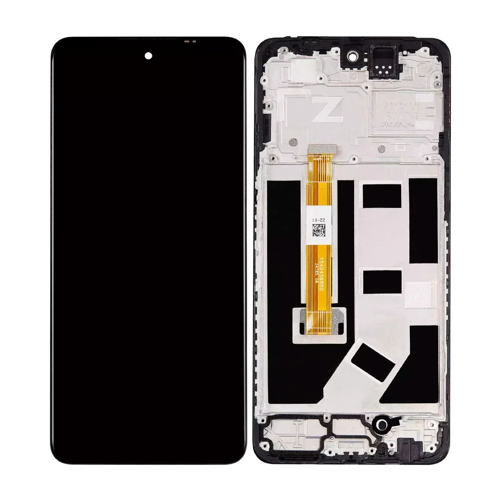 Oppo A2 Display And Digitizer With Frame Black OEM