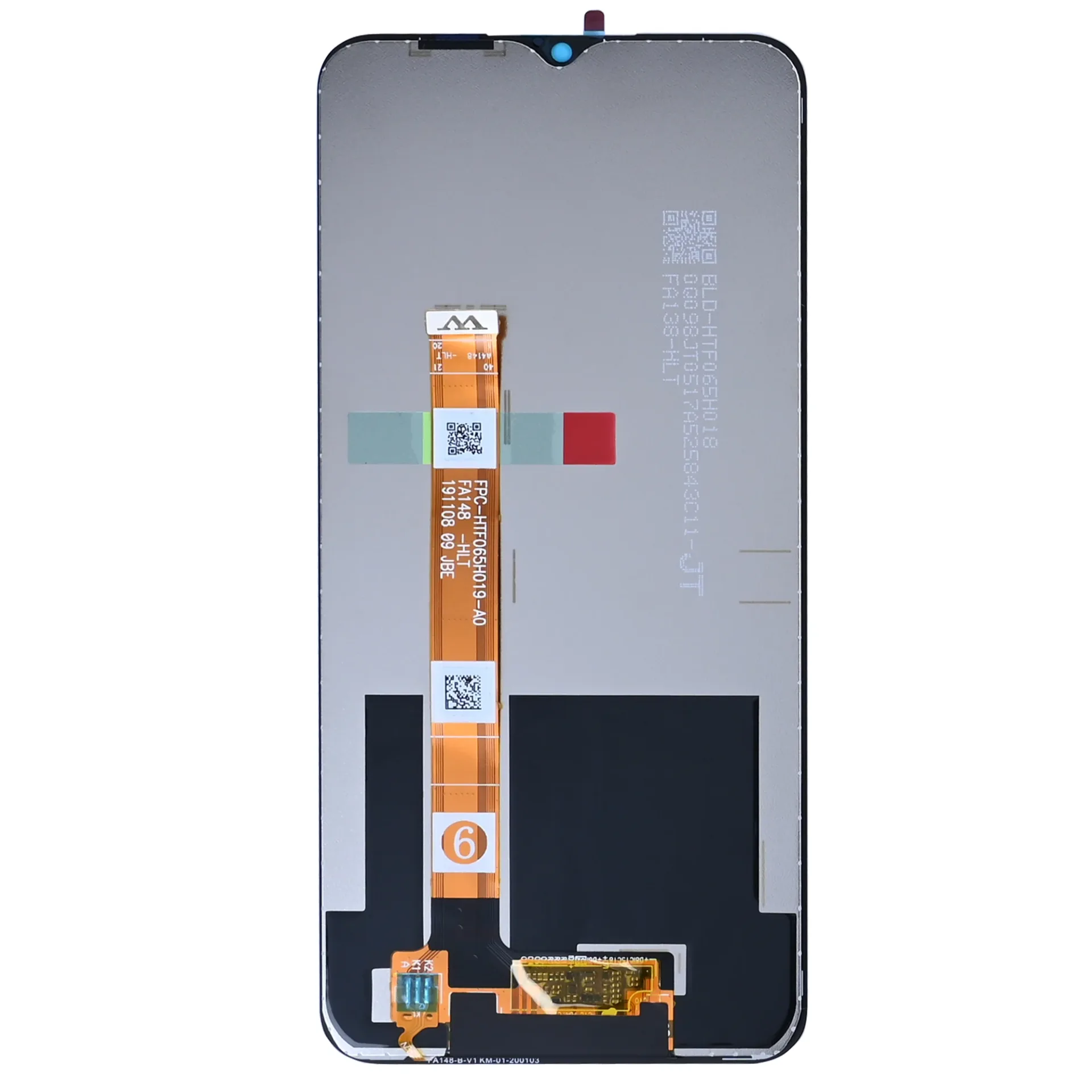 Oppo A31 Display And Digitizer Without Frame Black OEM