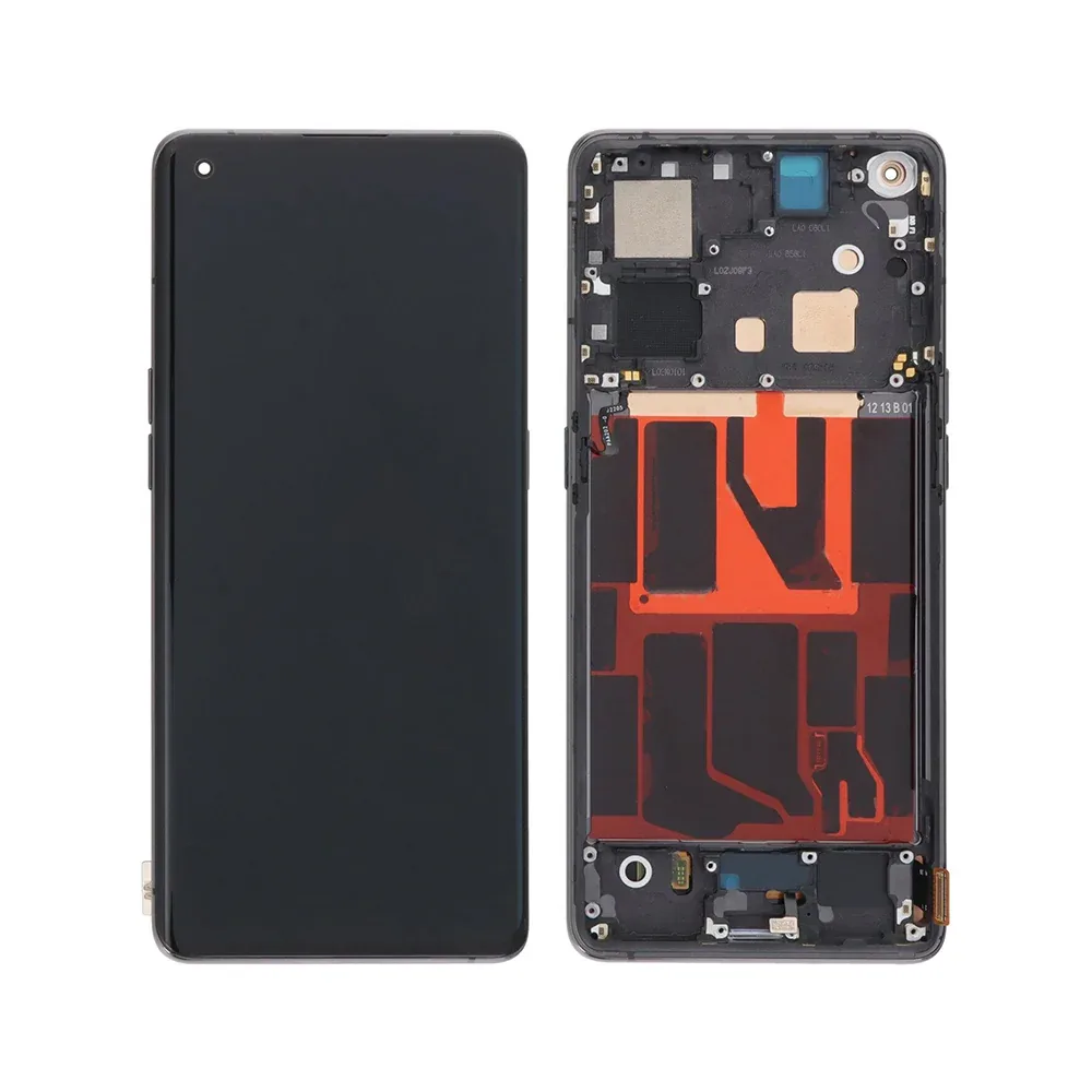 Oppo Find X5 Display And Digitizer With Frame Black Service Pack