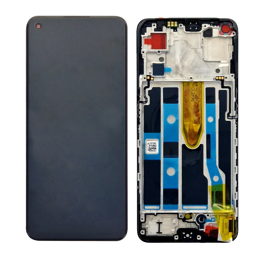 Oppo Find X5 Lite, Reno 7 5G Display And Digitizer With Frame Black OEM