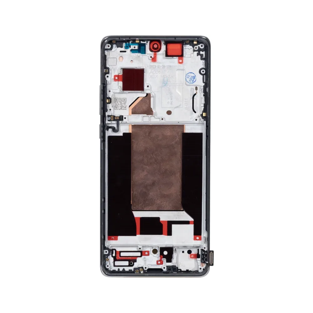 Oppo Reno 10 Pro Plus Display And Digitizer With Frame Silvery Grey OEM