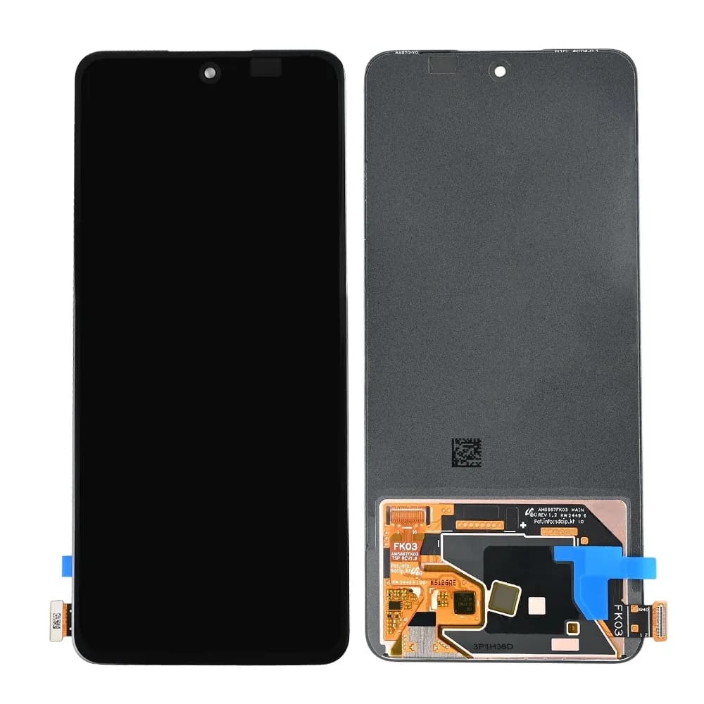 Oppo Reno13 F 4G, 5G, Reno12 F 4G, 5G Display And Digitizer Without Frame Black OEM