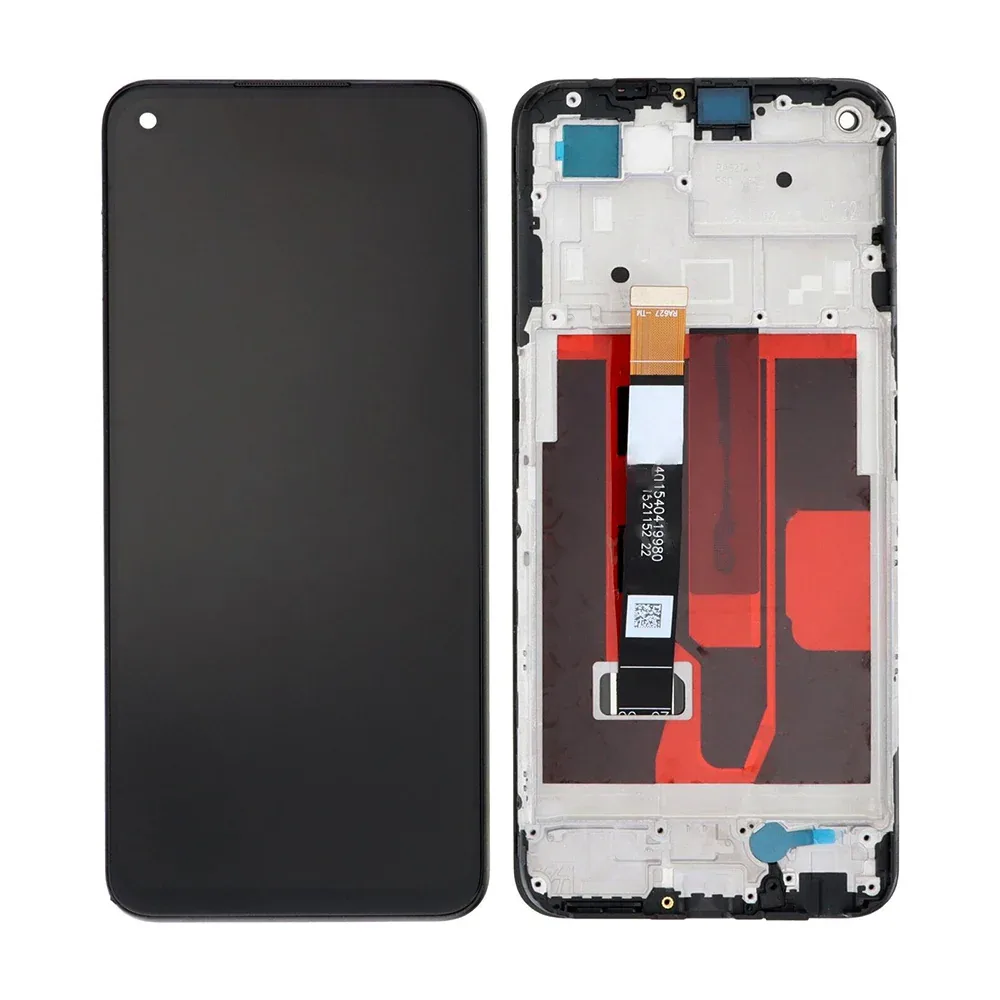 Realme 8 5G, Narzo 30 5G Display And Digitizer With Frame Black OEM