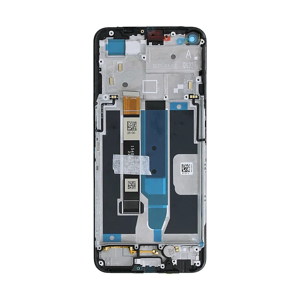 Realme 8 5G, Narzo 30 5G Display And Digitizer With Frame Silver OEM