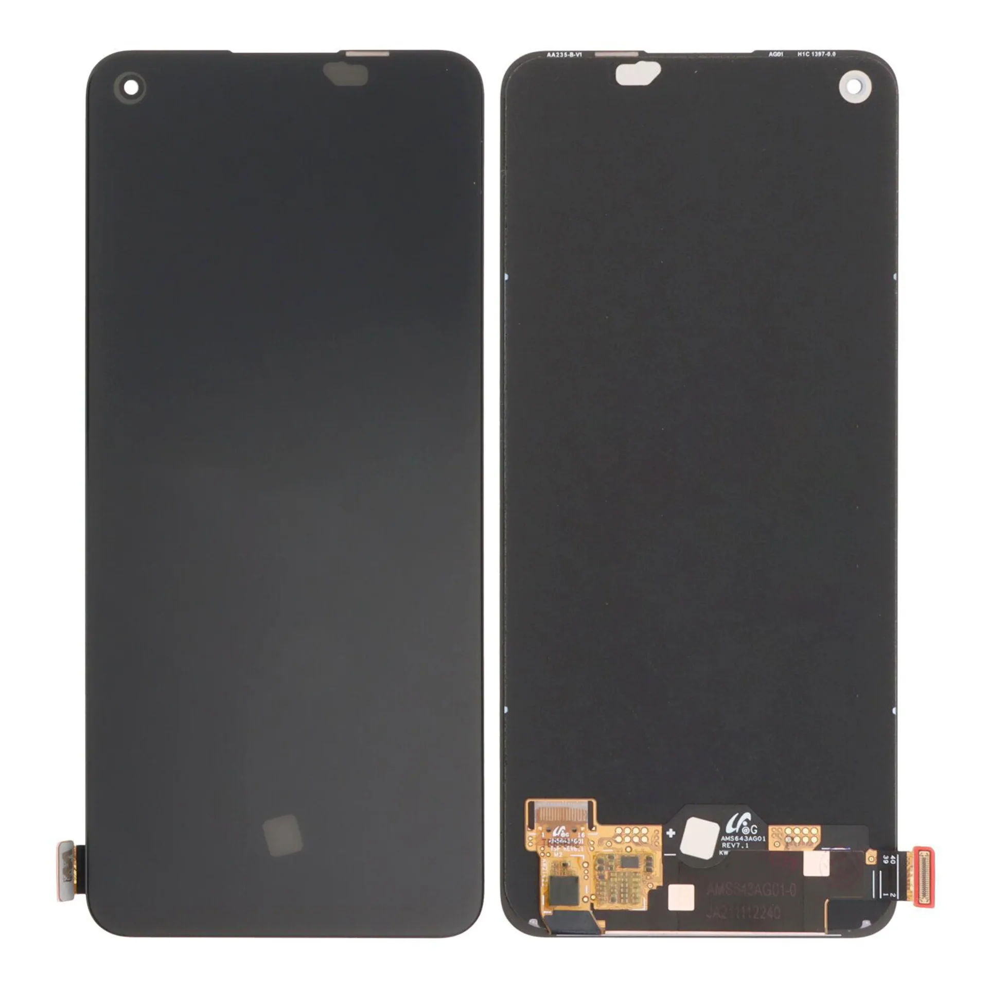 Realme 9 Pro Plus Display And Digitizer Without Frame Black OEM