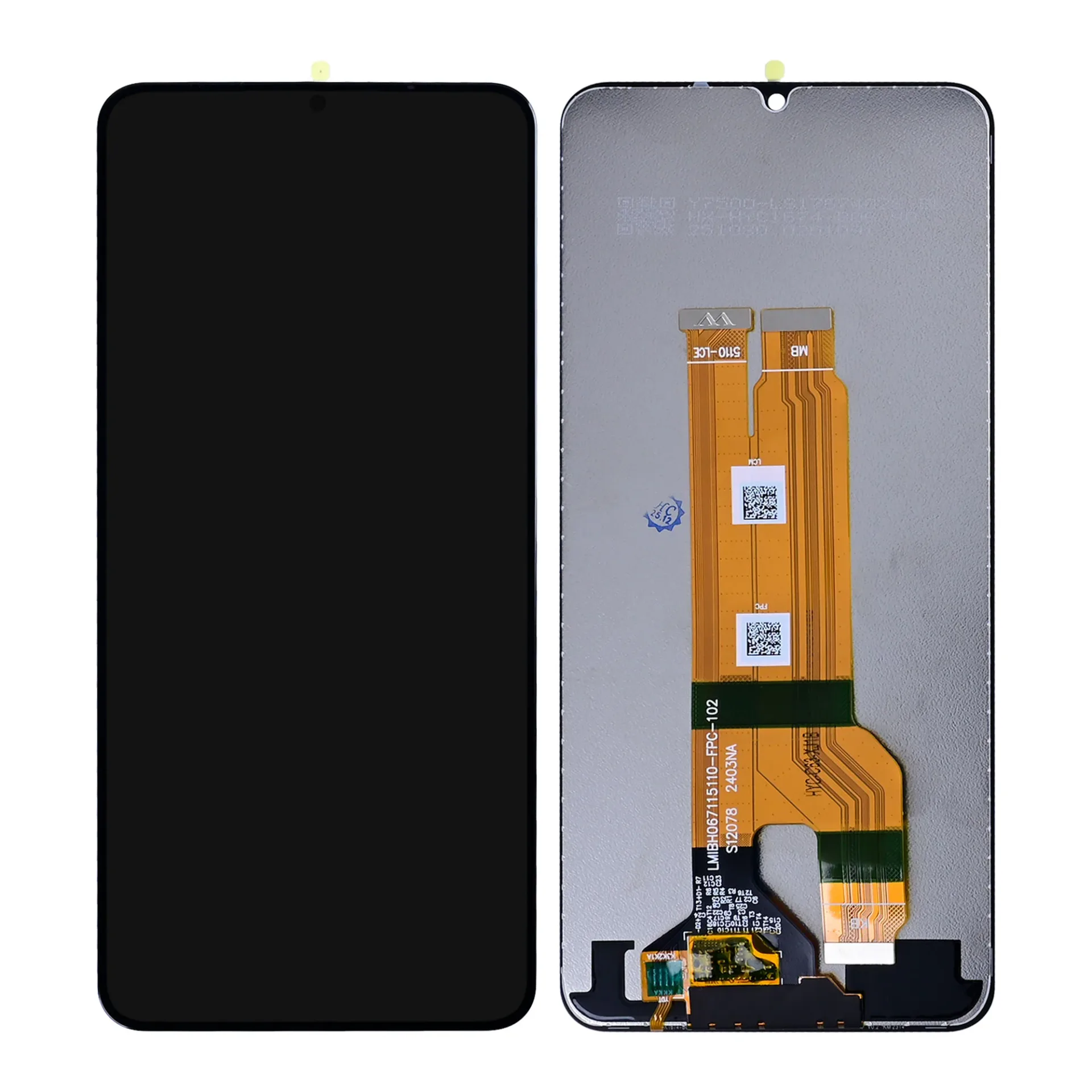 Realme Note 60, C61, C63 Display And Digitizer Without Frame Black OEM