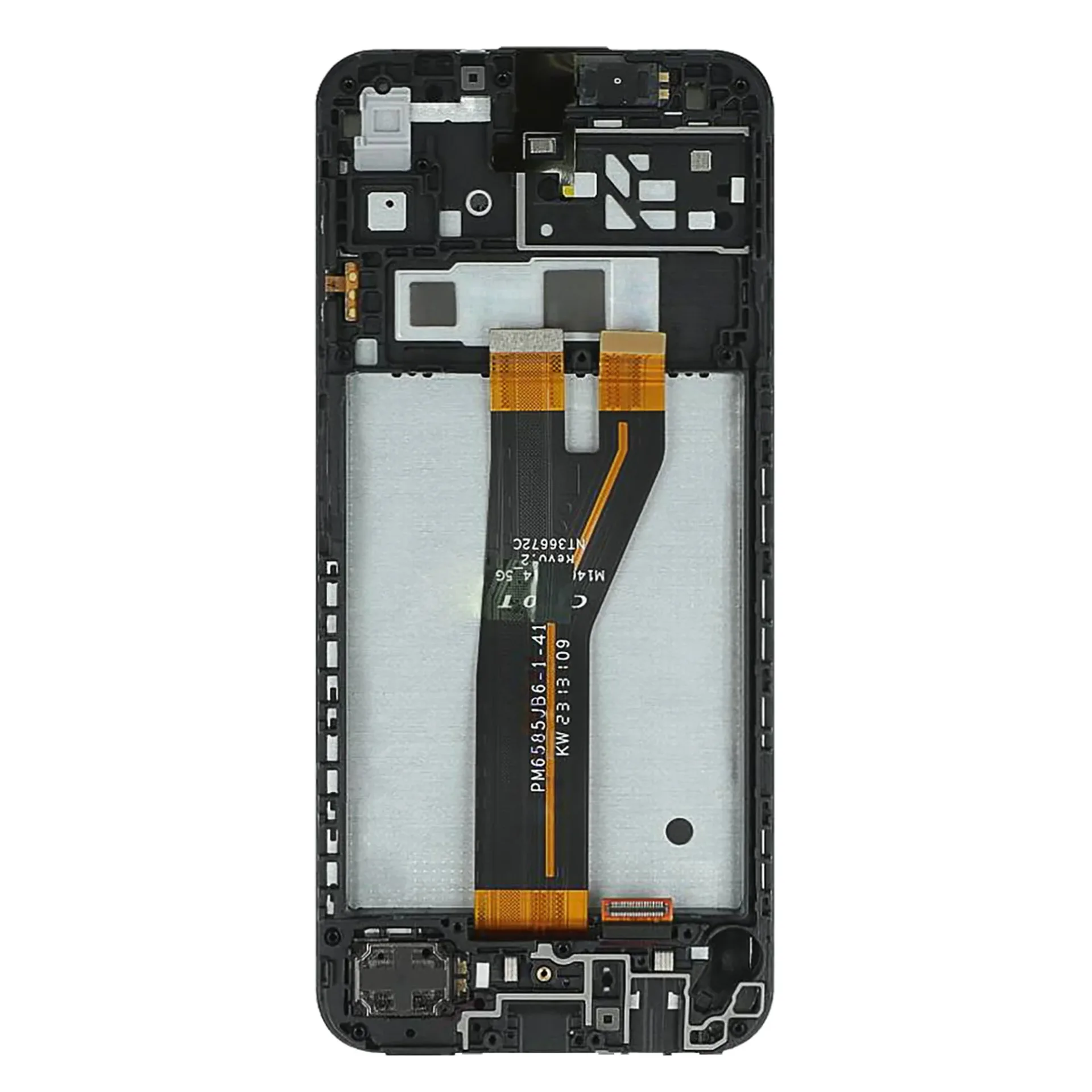 Samsung Galaxy A14 A145F (Non EU) Display And Digitizer With Frame Black Service Pack