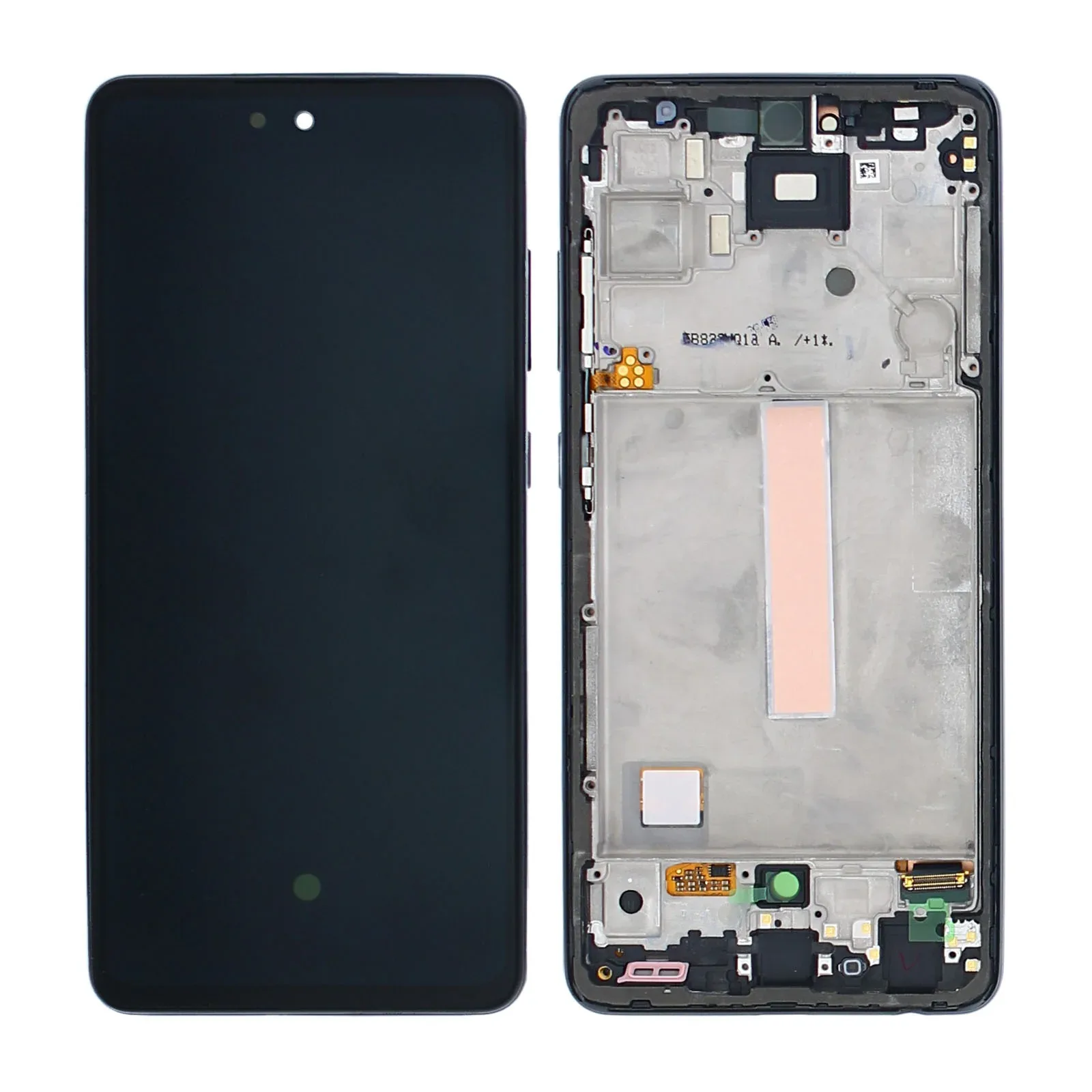 Samsung Galaxy A52s 5G A528B Display And Digitizer With Frame Awesome Black Service Pack