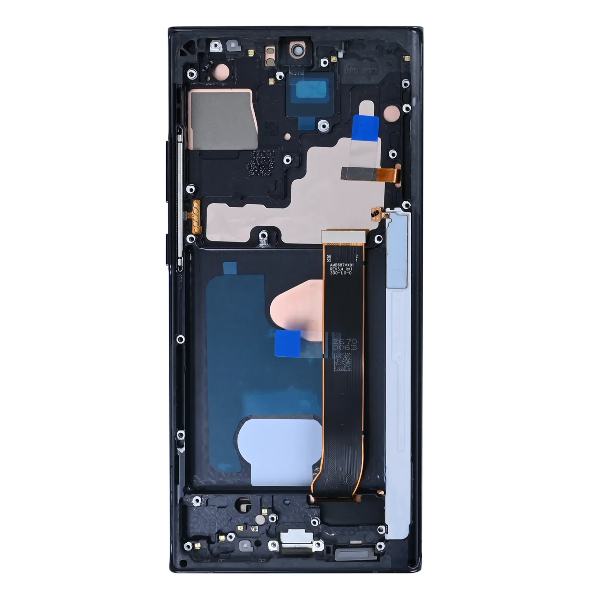 Samsung Galaxy Note 20 Ultra N985F, Ultra 5G N986B Display And Digitizer With Frame Mystic Black Soft-OLED