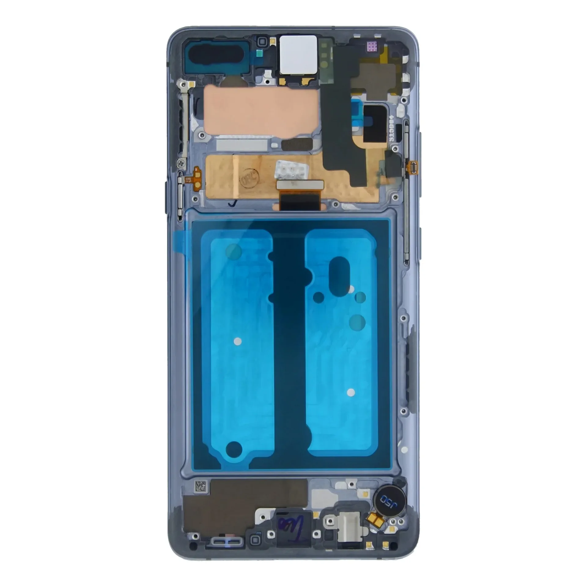 Samsung Galaxy S10 5G G977B Display And Digitizer With Frame Majestic Black Service Pack