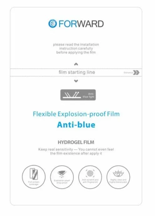 FORWARD 13 inch Anti-Blue Flexible Explosion-proof Film FW-ZP02E (20pcs)