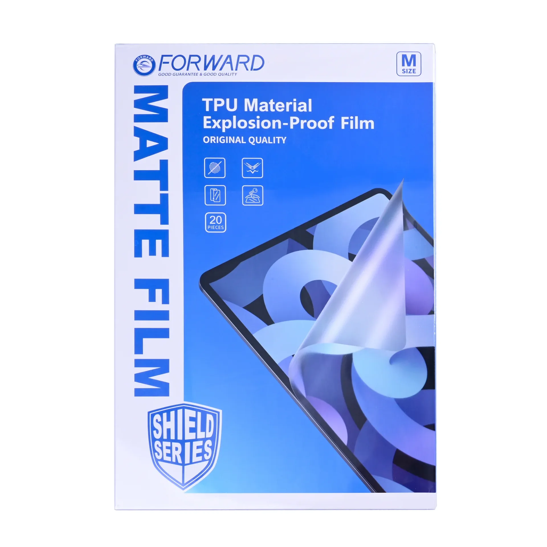 FORWARD 13 inch Anti-glare Flexible Explosion-proof Film (20pcs)