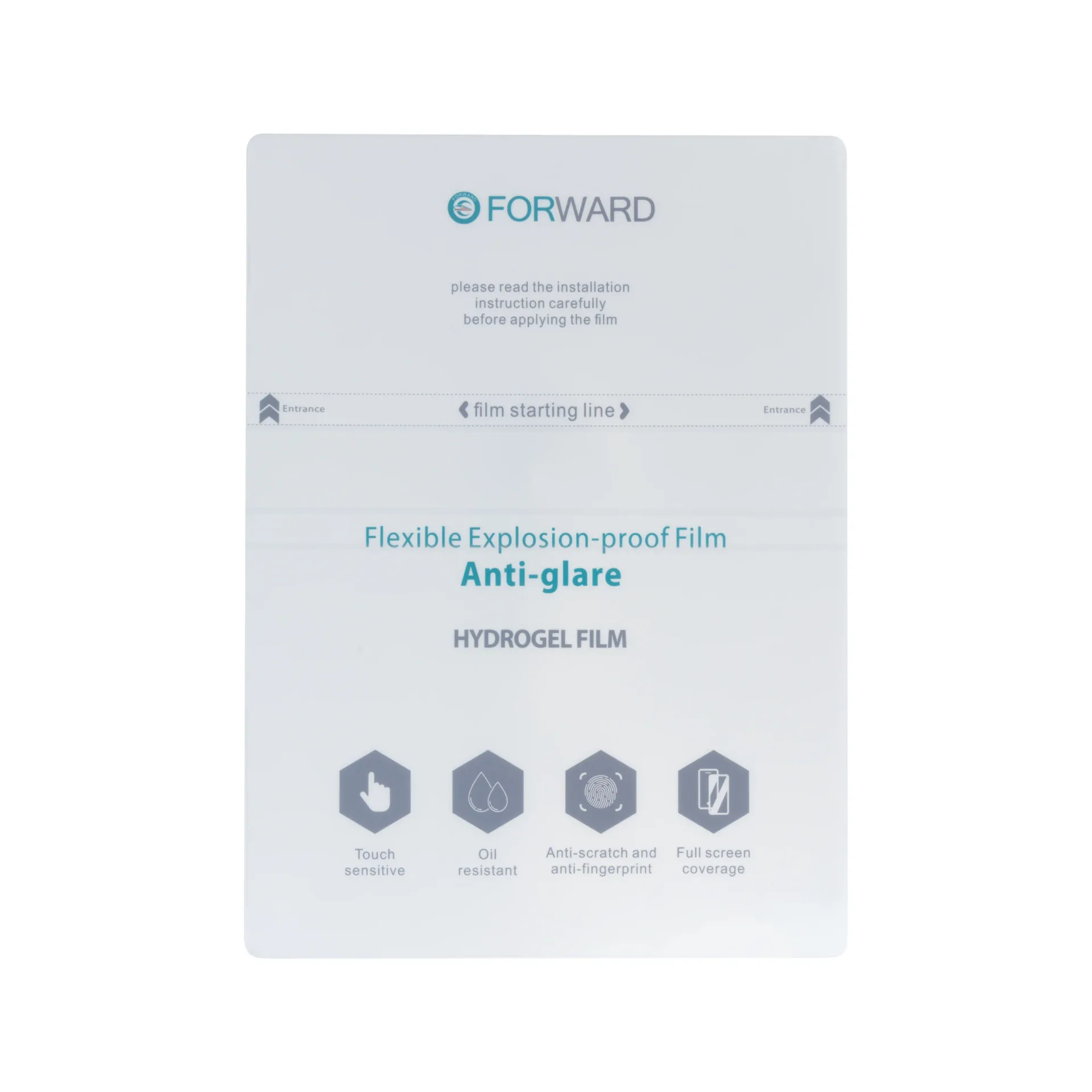 FORWARD 16 inch Anti-glare Flexible Explosion-proof Film (5pcs)