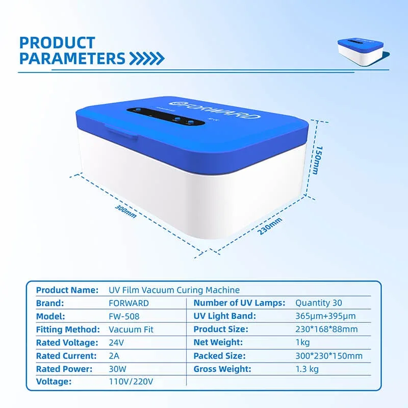 FORWARD UV Film Vacuum Curing Machine