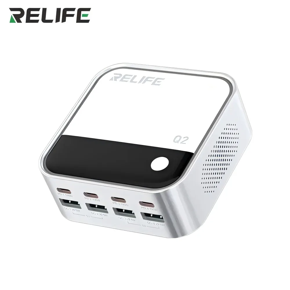 RELIFE Q2 8-Port GaN Charger 120W Grey
