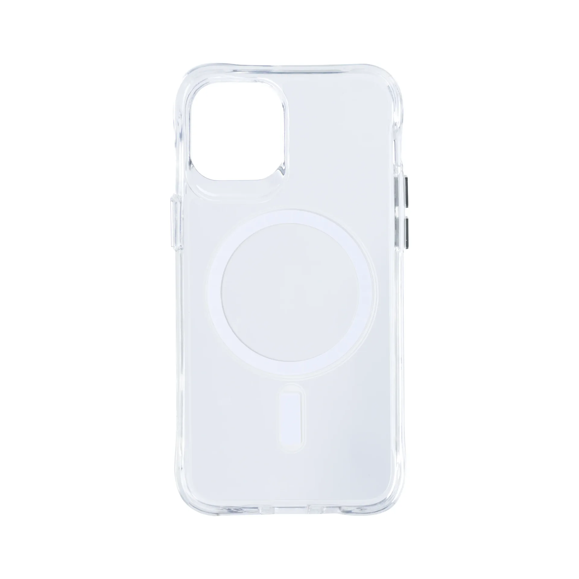 Rixus Anti Shock Case TPU With MagSafe Compatible For Apple iPhone 12 Pro Max Transparent