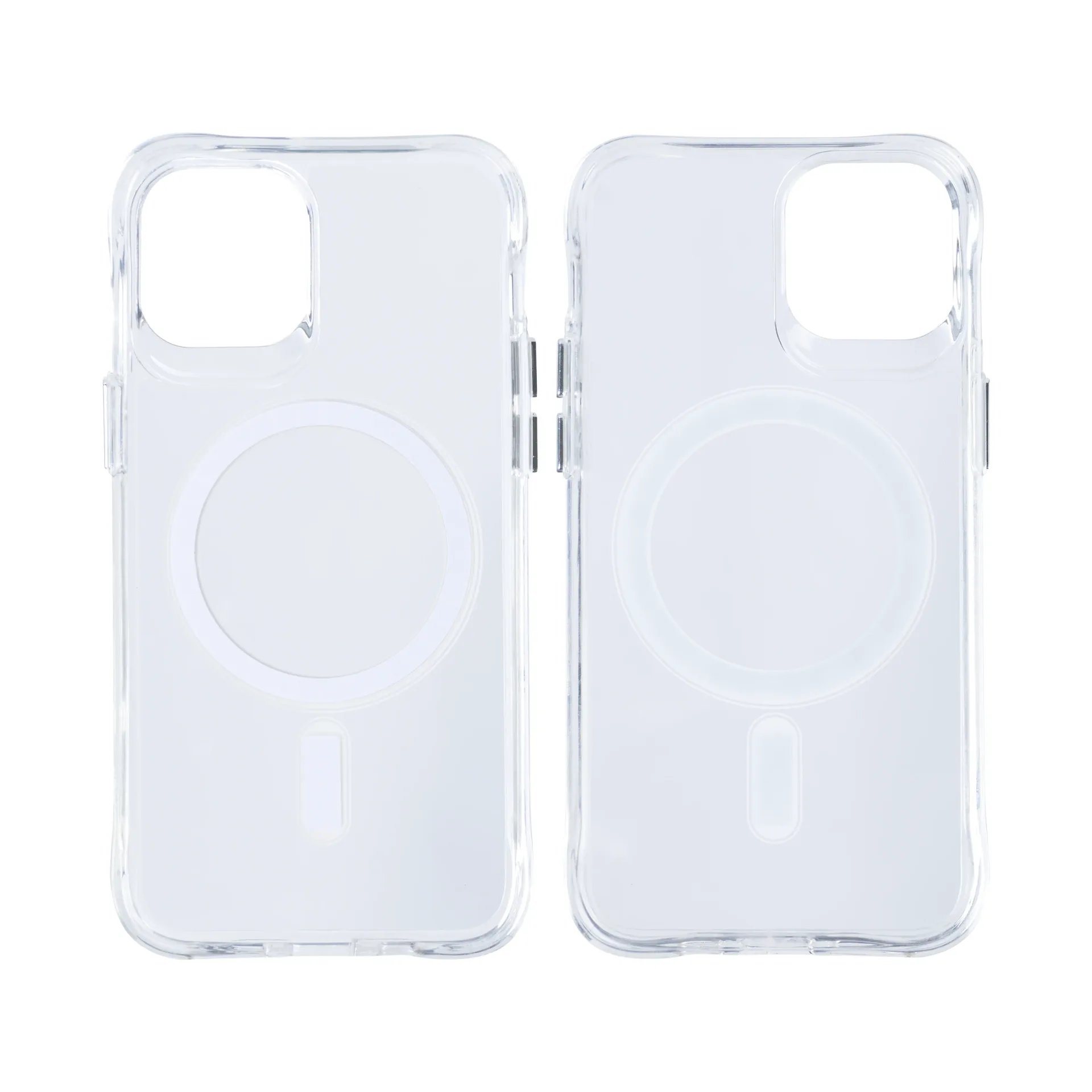 Rixus Anti Shock Case TPU With MagSafe Compatible For Apple iPhone 12 Pro Max Transparent