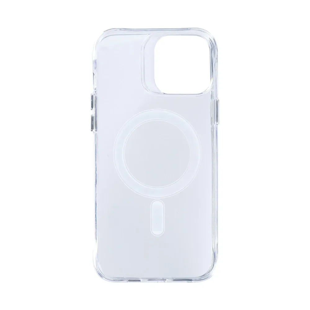 Rixus Anti Shock Case TPU With MagSafe Compatible For Apple iPhone 13 Pro Transparent