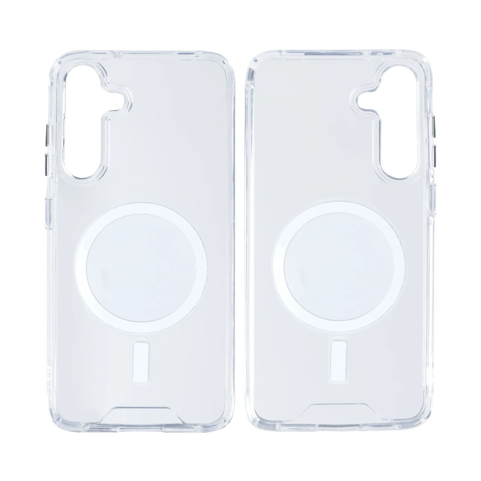 Rixus Anti Shock Case TPU With MagSafe Compatible For Samsung Galaxy S24 Plus 5G Transparent
