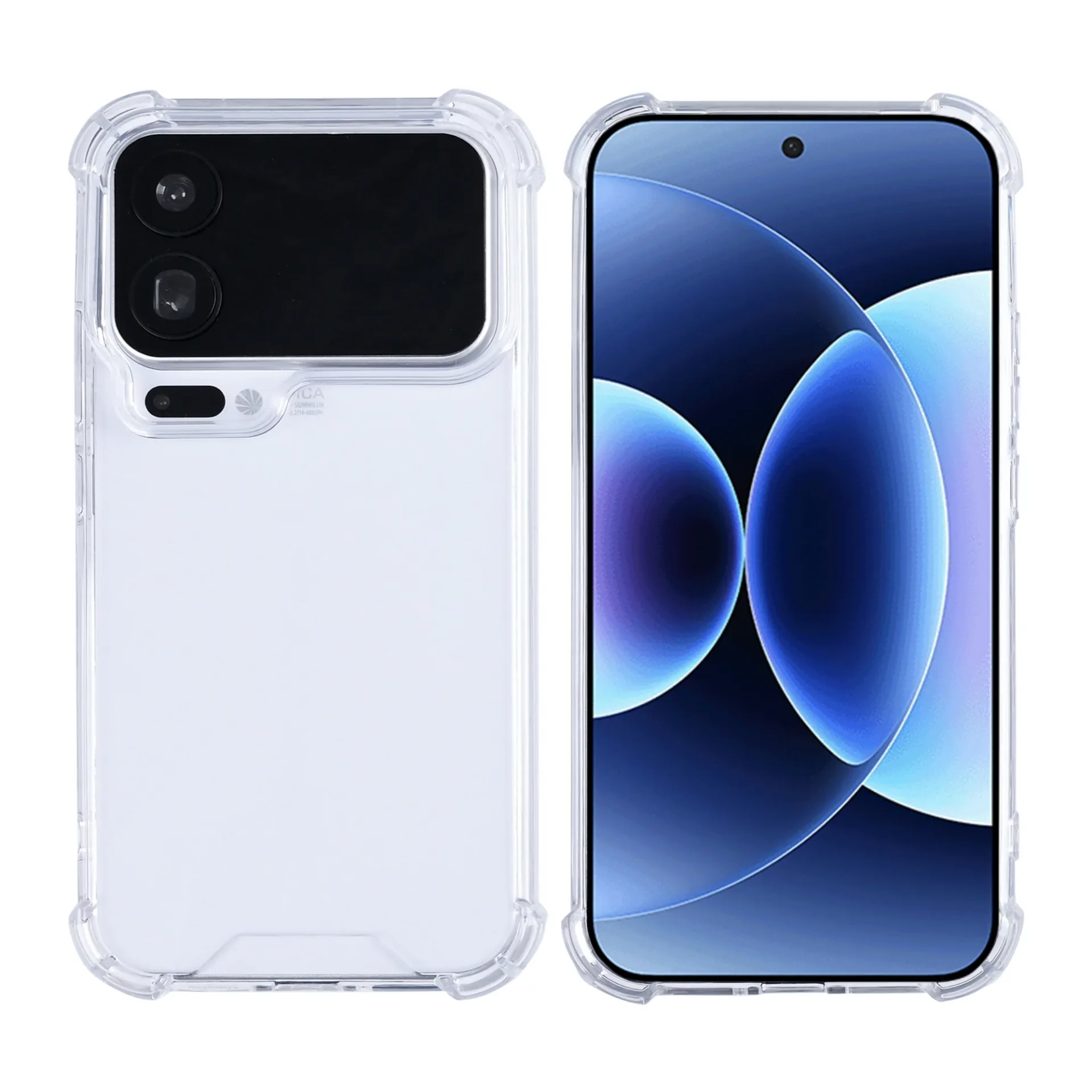 Rixus Anti-Burst Case For Xiaomi 17 Pro Max Transparent