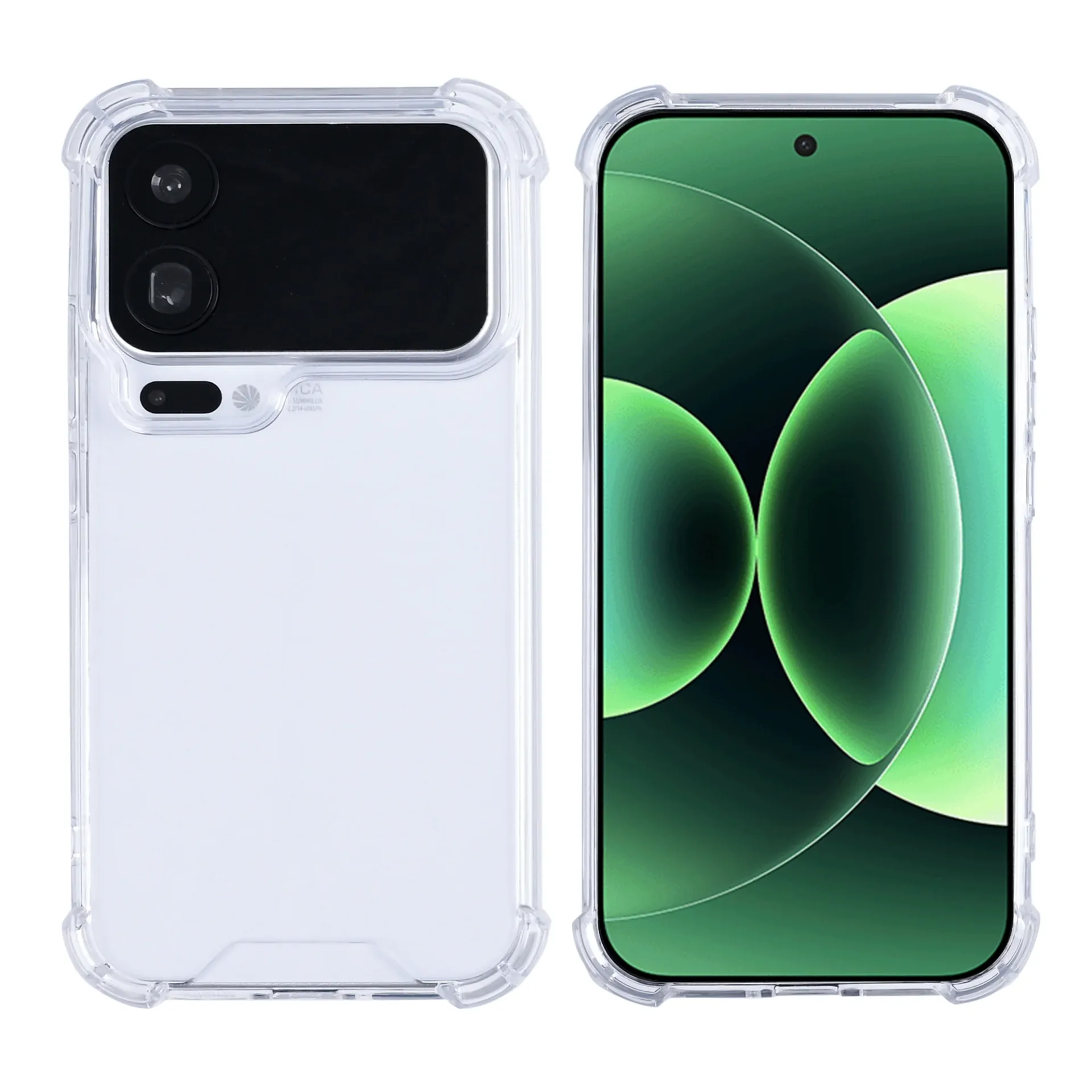 Rixus Anti-Burst Case For Xiaomi 17 Pro Transparent