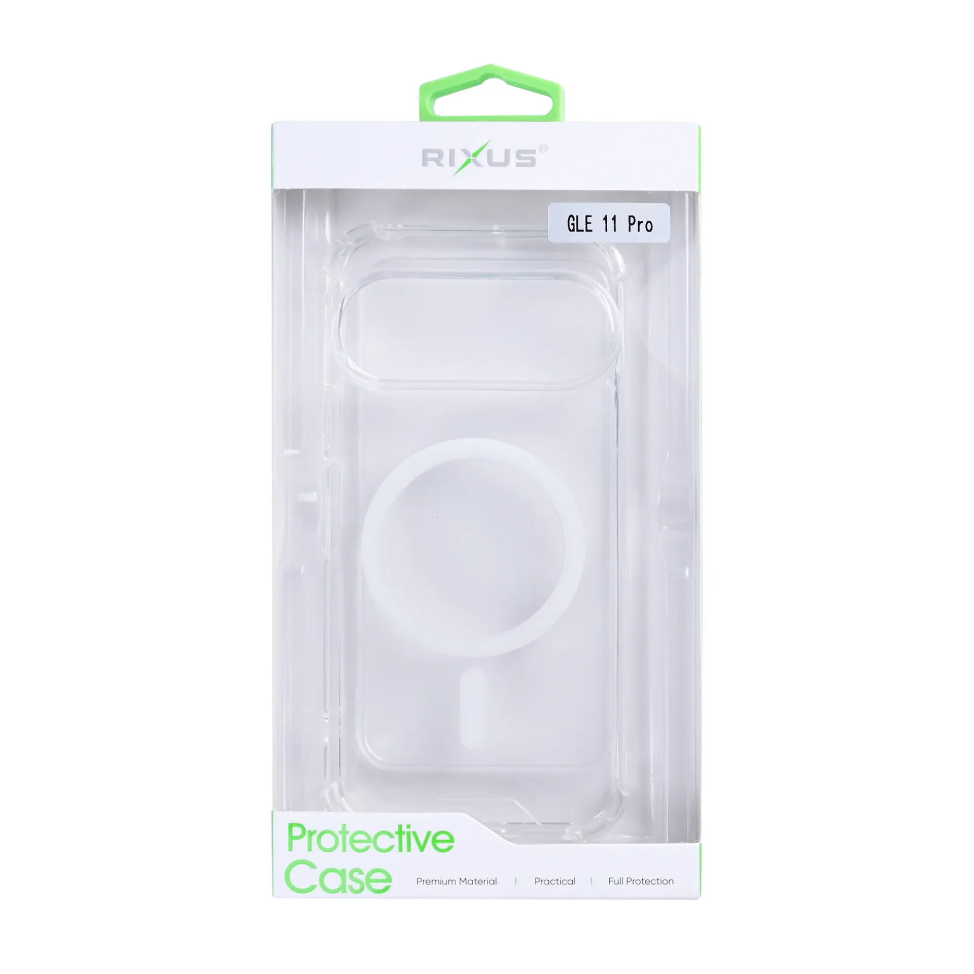 Rixus Anti-Burst Case With MagSafe Compatible For Google Pixel 11 Pro Transparent