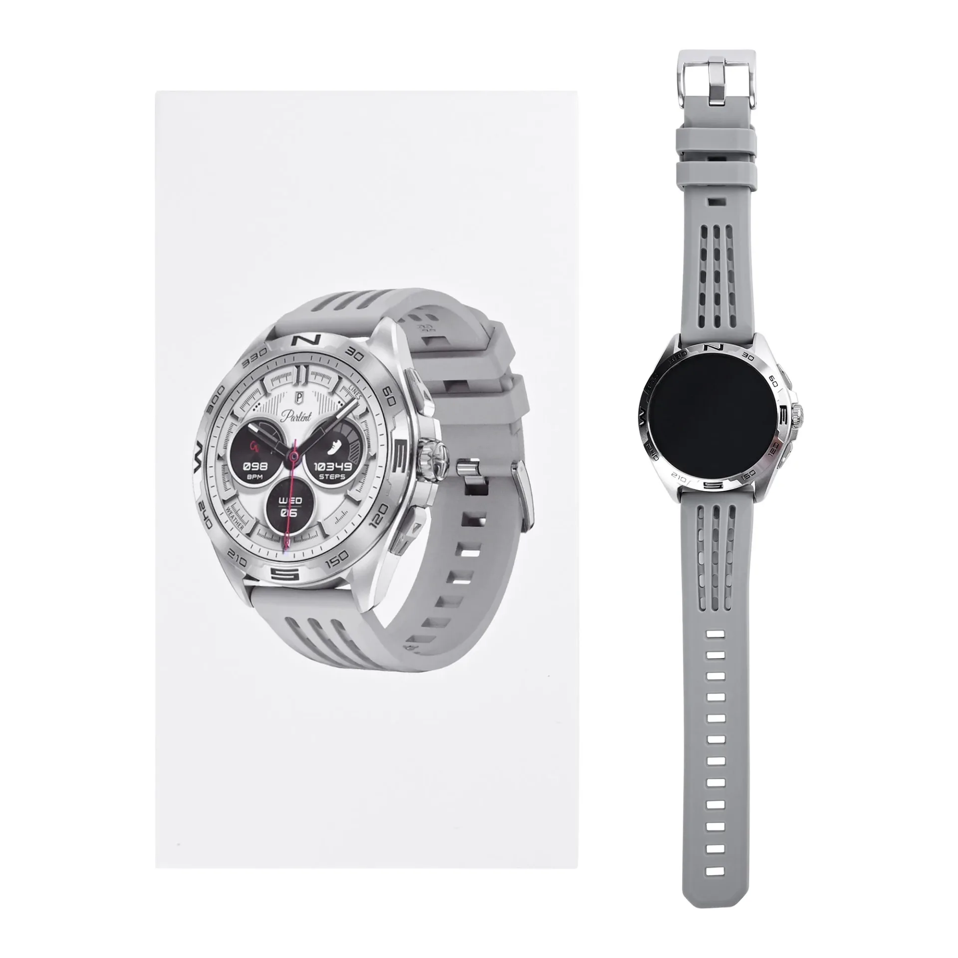 DTNO 1 DTM1 Pro Smart Watch Silver