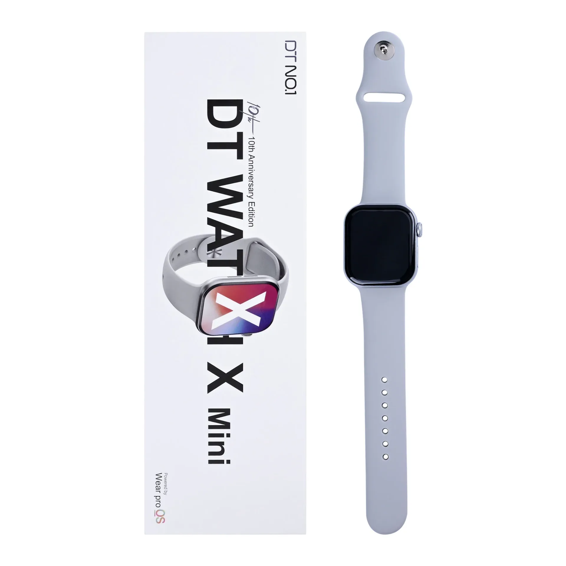 DTNO 1 DTWatch X Mini Smart Watch Silver