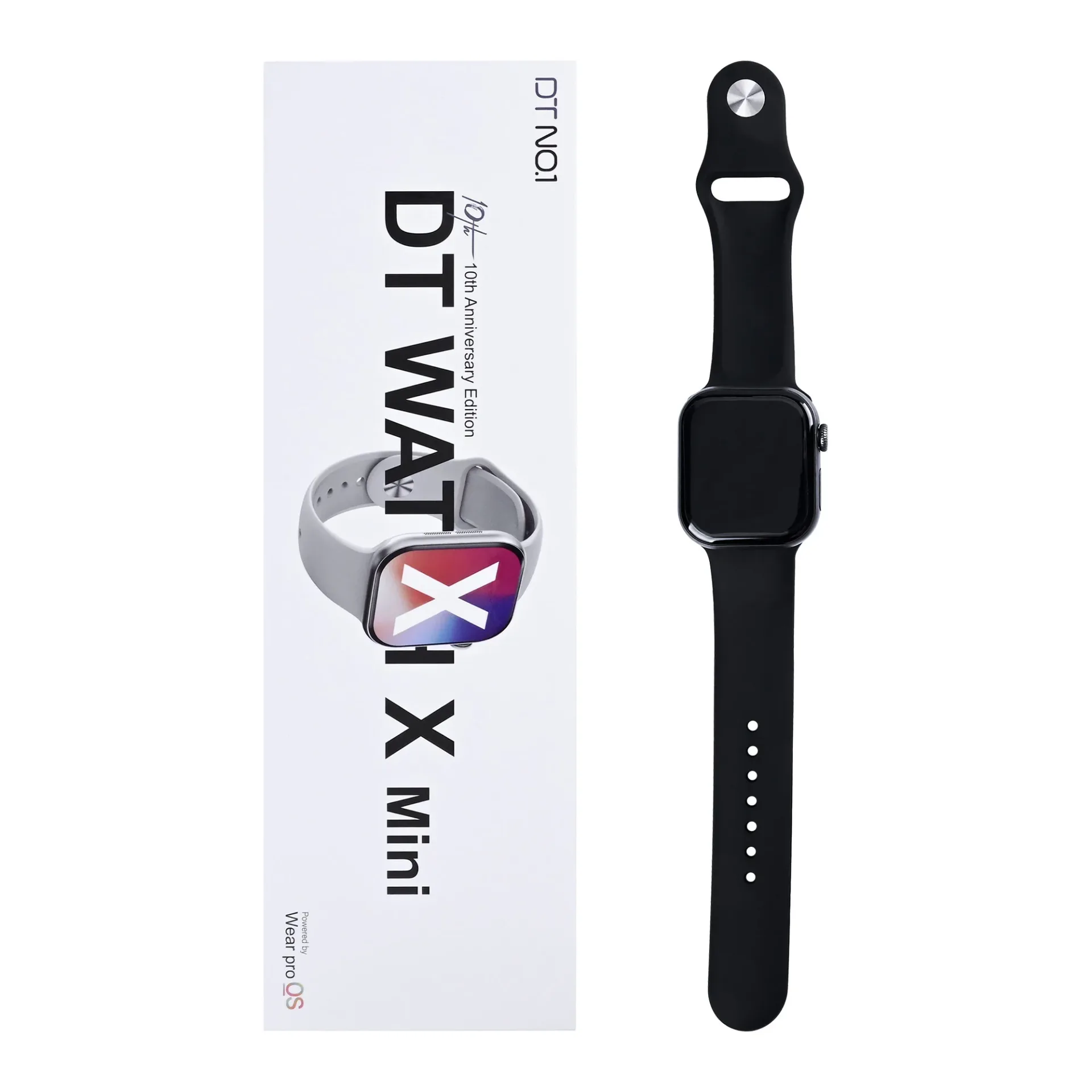 DTNO 1 DTWatch X Smart Watch Black