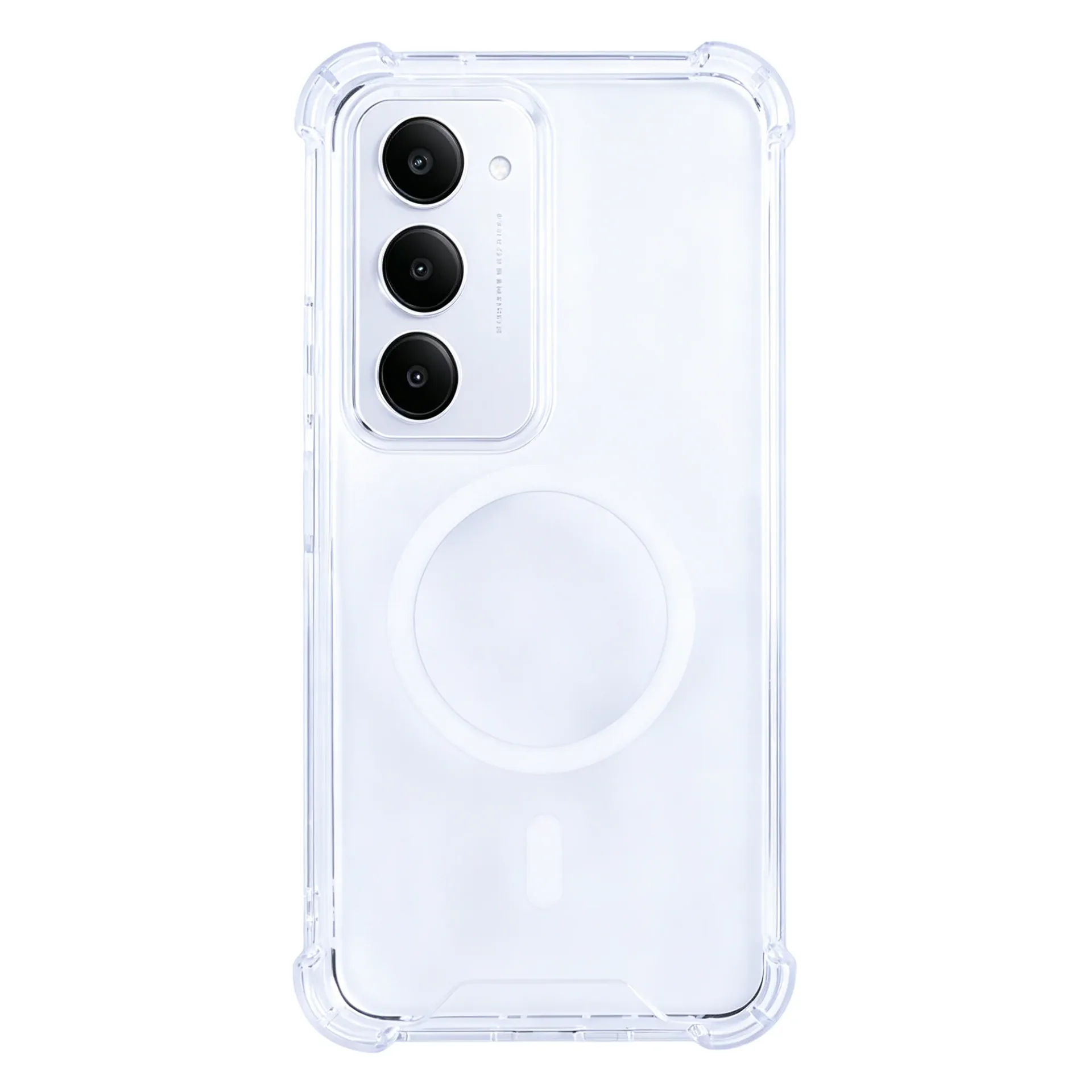 Rixus Anti-Burst Case With MagSafe Compatible For Xiaomi Redmi 15 Transparent