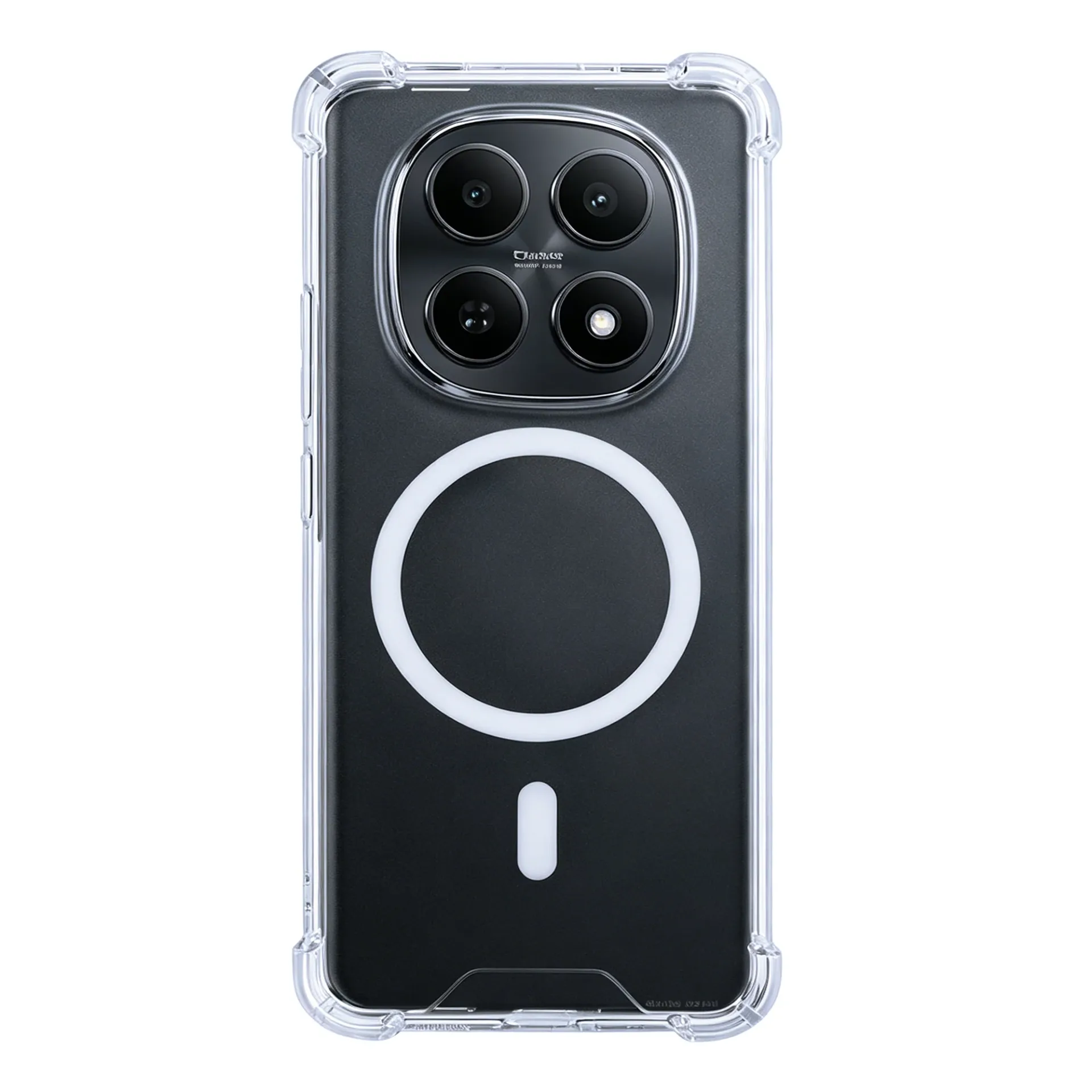 Rixus Anti-Burst Case With MagSafe Compatible For Xiaomi Redmi Note 15 Transparent
