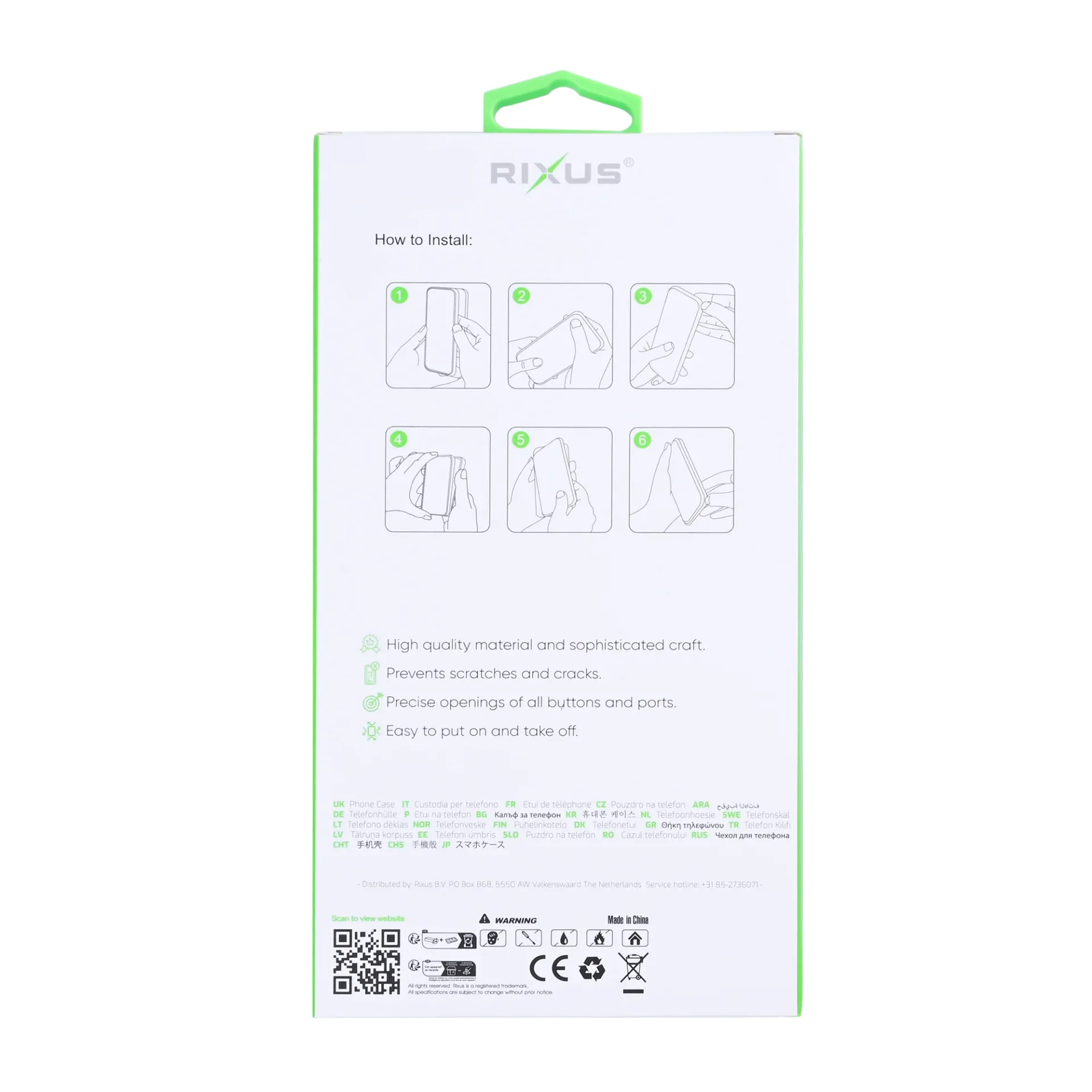 Rixus Anti-Burst Case With MagSafe Compatible For Xiaomi Redmi Note 15 Transparent
