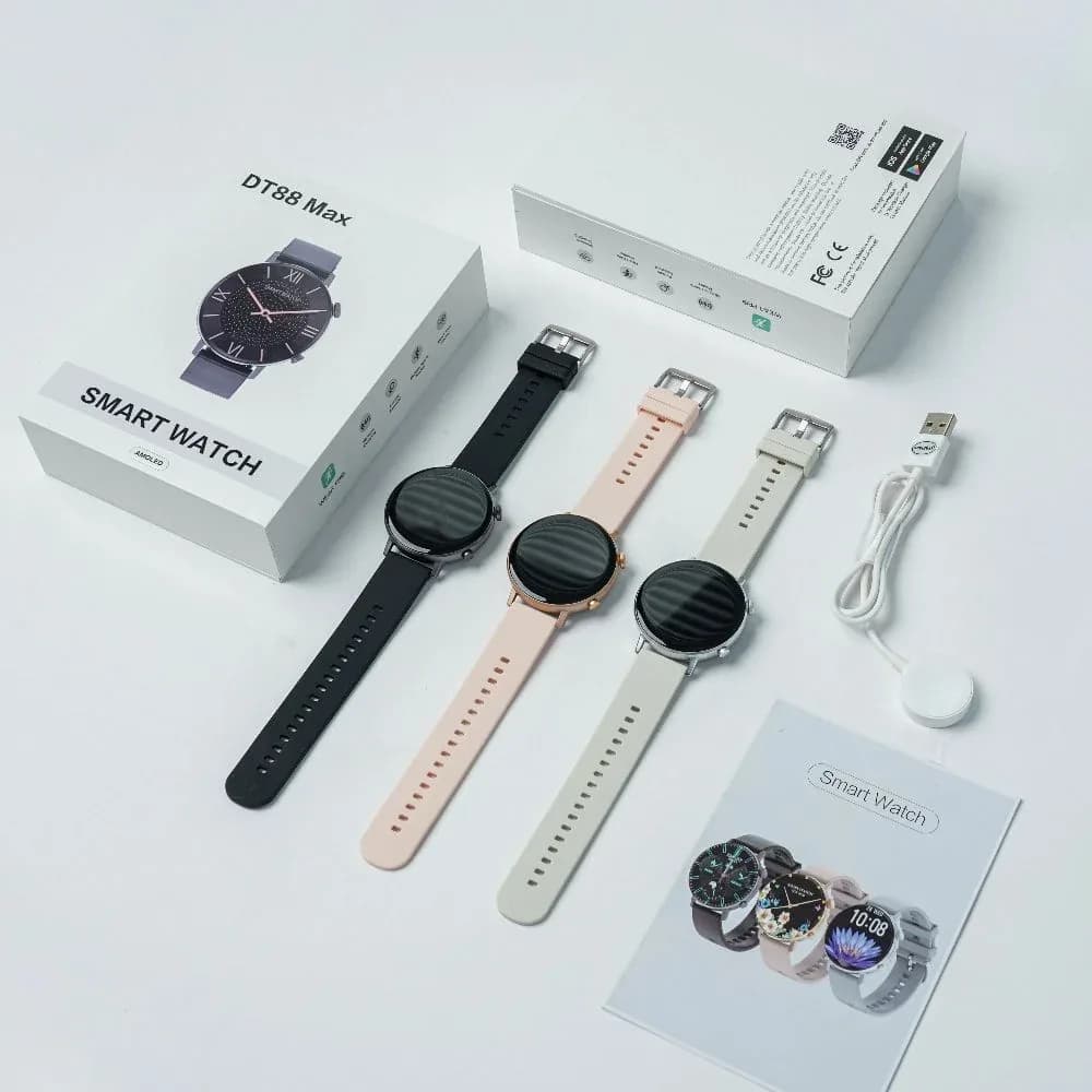 DTNO 1 DT88 Max Smart Watch Black