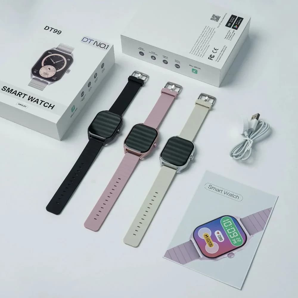 DTNO 1 DT99 Smart Watch Black
