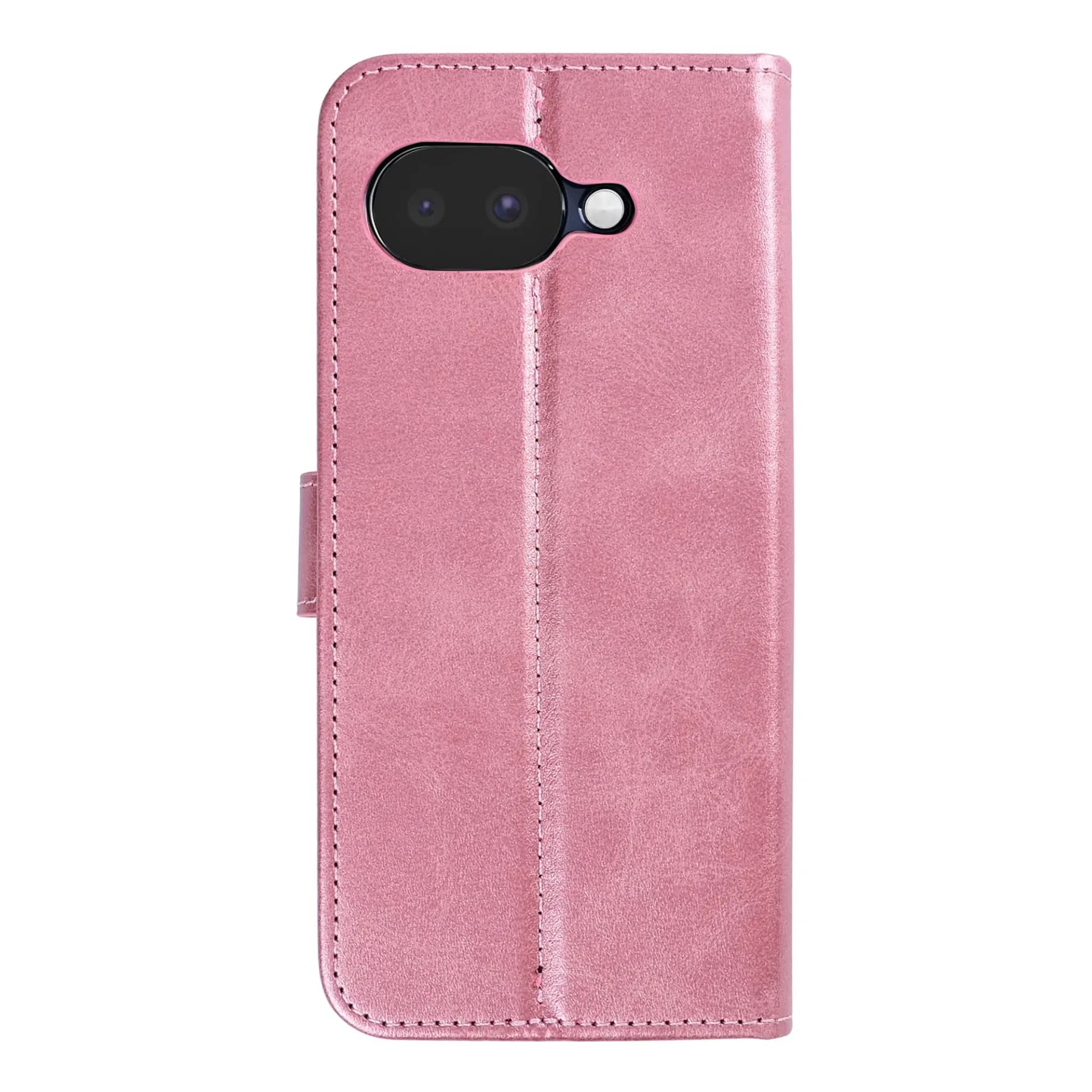 Rixus Bookcase For Google Pixel 10a Pink