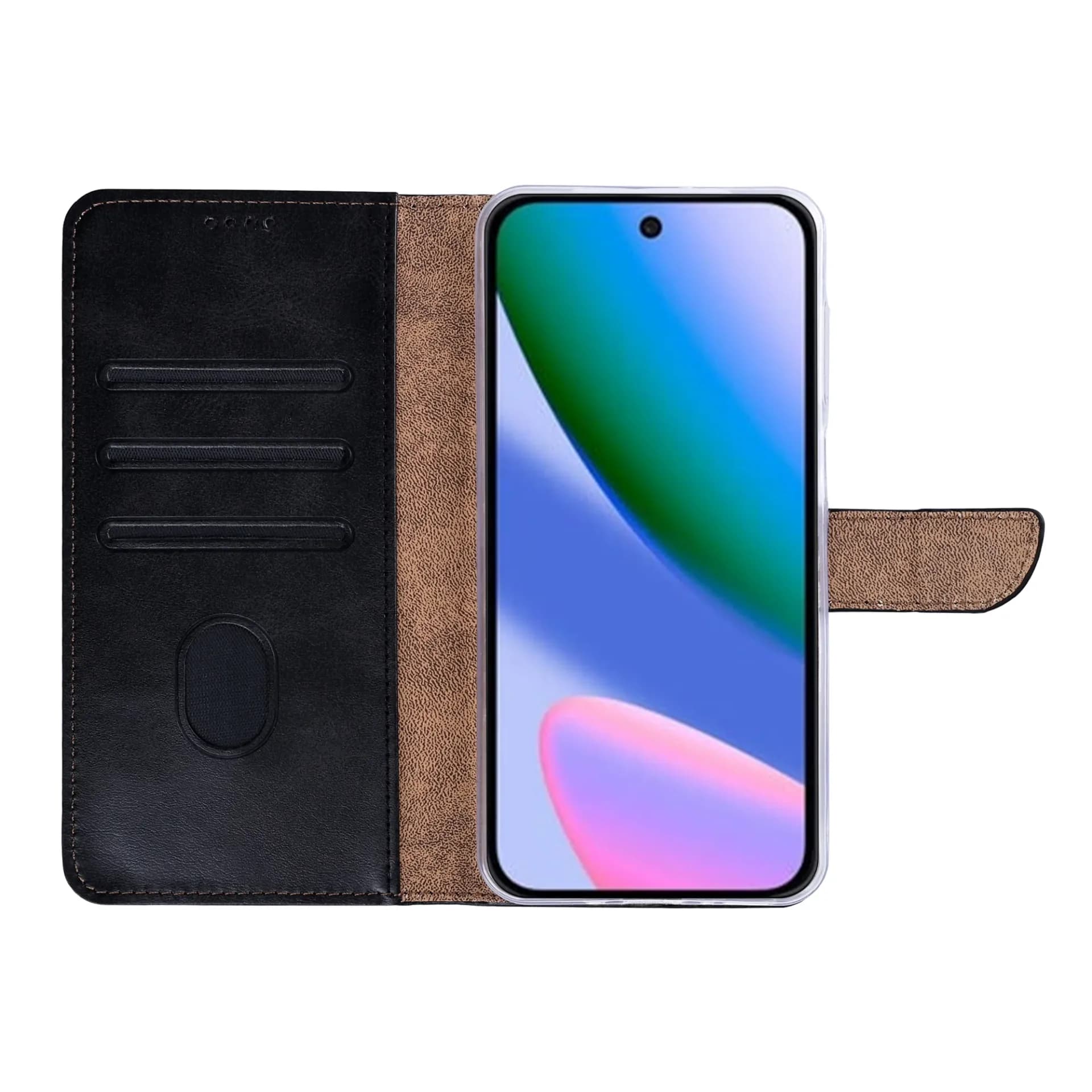 Rixus Bookcase For Google Pixel 11 Pro XL Black
