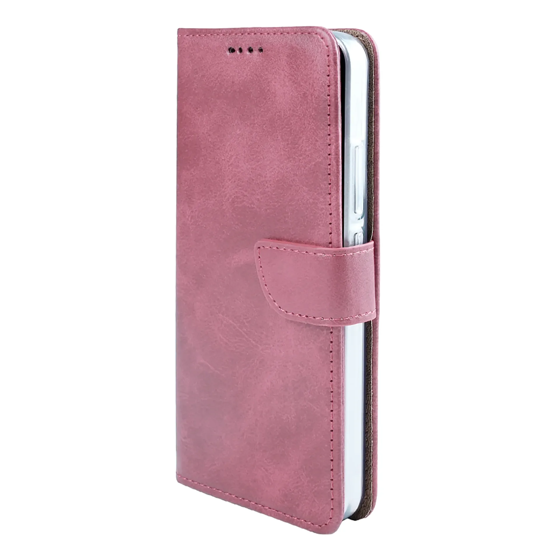 Rixus Bookcase For Xiaomi 15 Ultra Pink
