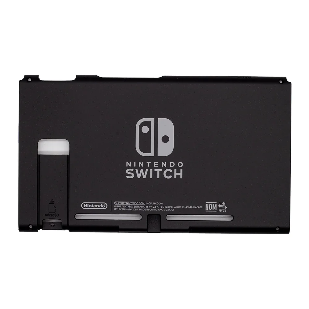 For NintendoSwitch Rear Cover Panel Shell Black OEM
