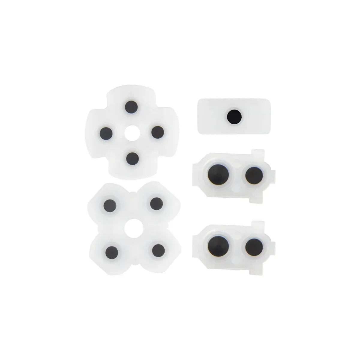For Sony Playstation 4 Controller Button Rubber Set (JDM-030) Black OEM